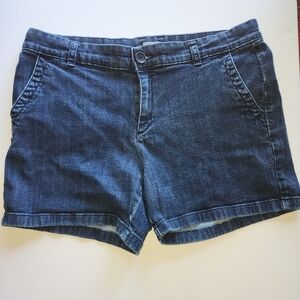 4 Inch Jean Chino Shorts by Liz Caliborne Size 12